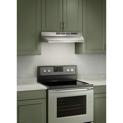 30-in stainless steel under cabinet range hood with charcoal filter|lowes whirlpool range hoods.